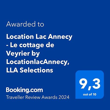 Le Cottage De Veyrier, Tres Jolie Vue Lac - Lla Selections By Location Lac Annecy מראה חיצוני תמונה